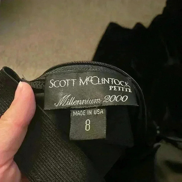 Vintage Velvet Beaded Maxi Gown - Picture 2 of 6